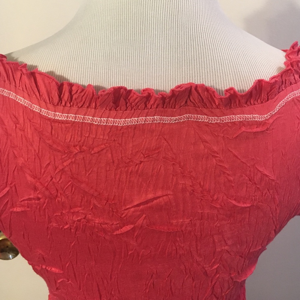 Rosebud Pink Ruffled Top - Picture 4 of 4